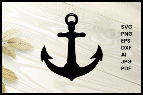 Anchor Emblem Illustration Silhouette