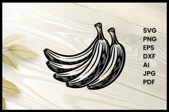 Banana Illustration Silhouette