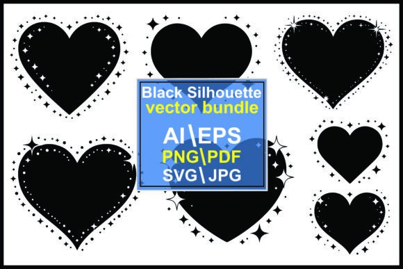 Black Hearts Sparkling Sta Collection