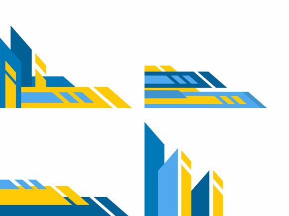 Corner Geometric Shape Illustration