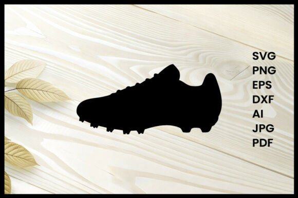 Football Cleats Illustration Silhouette