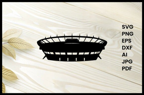 Football Stadium Illustration Silhouette