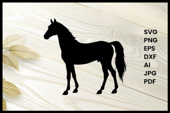 Horse Illustration Silhouette