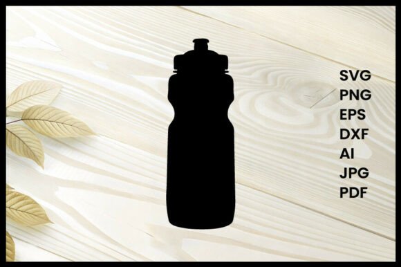 Water Bottle Illustration Silhouette